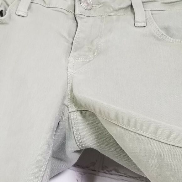 Just Black Womens Jeans Pants Size 25 Green Stretch Tapered SF67 - Picture 6 of 8